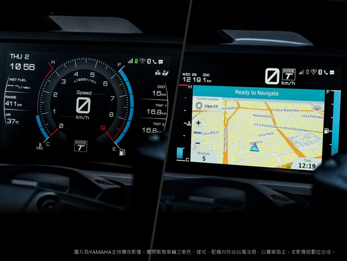 TMAX Tech MAX 全彩 TFT 儀表及全地圖導航
