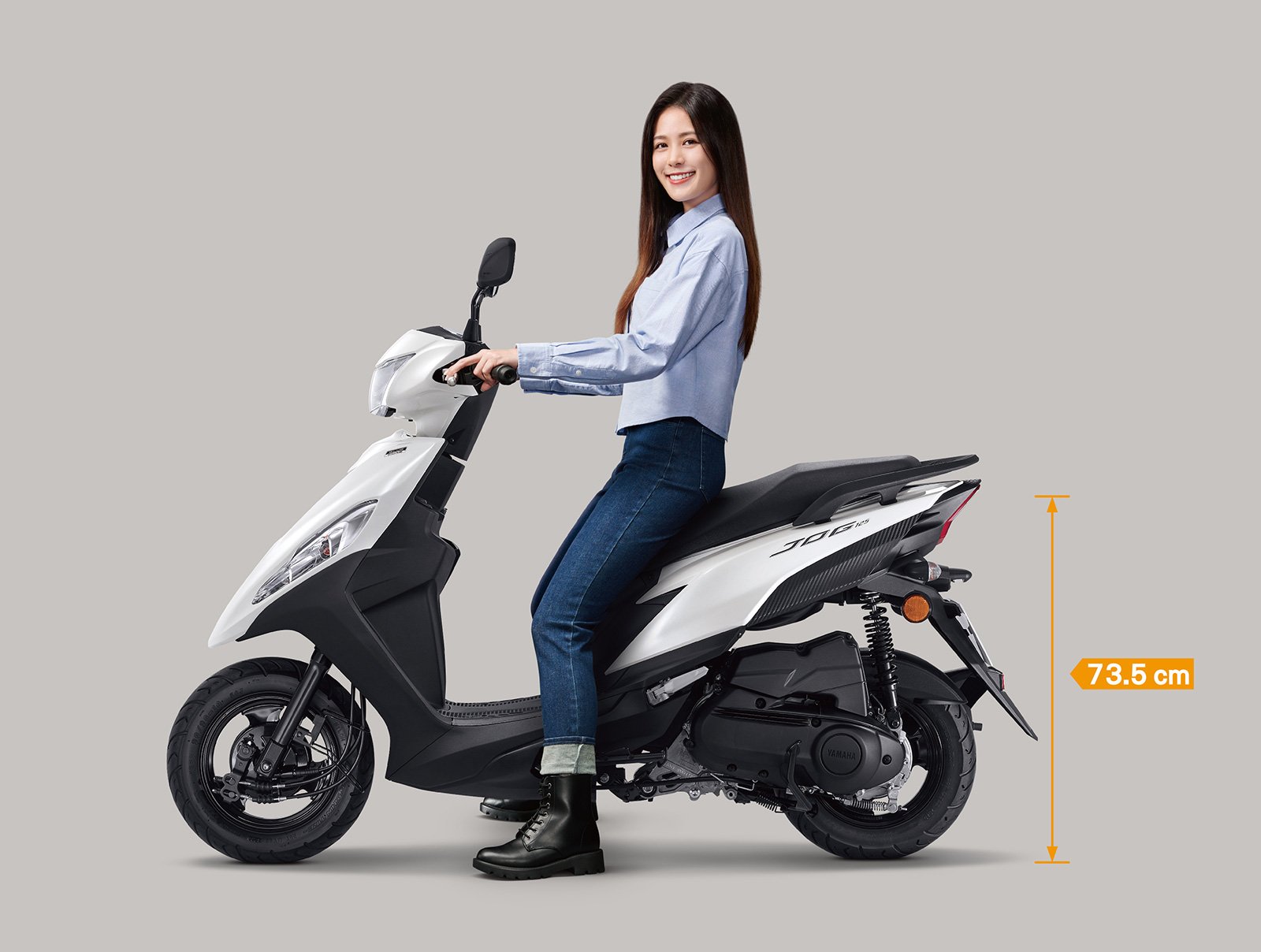 YAMAHA JOG 125 超安心 車身低