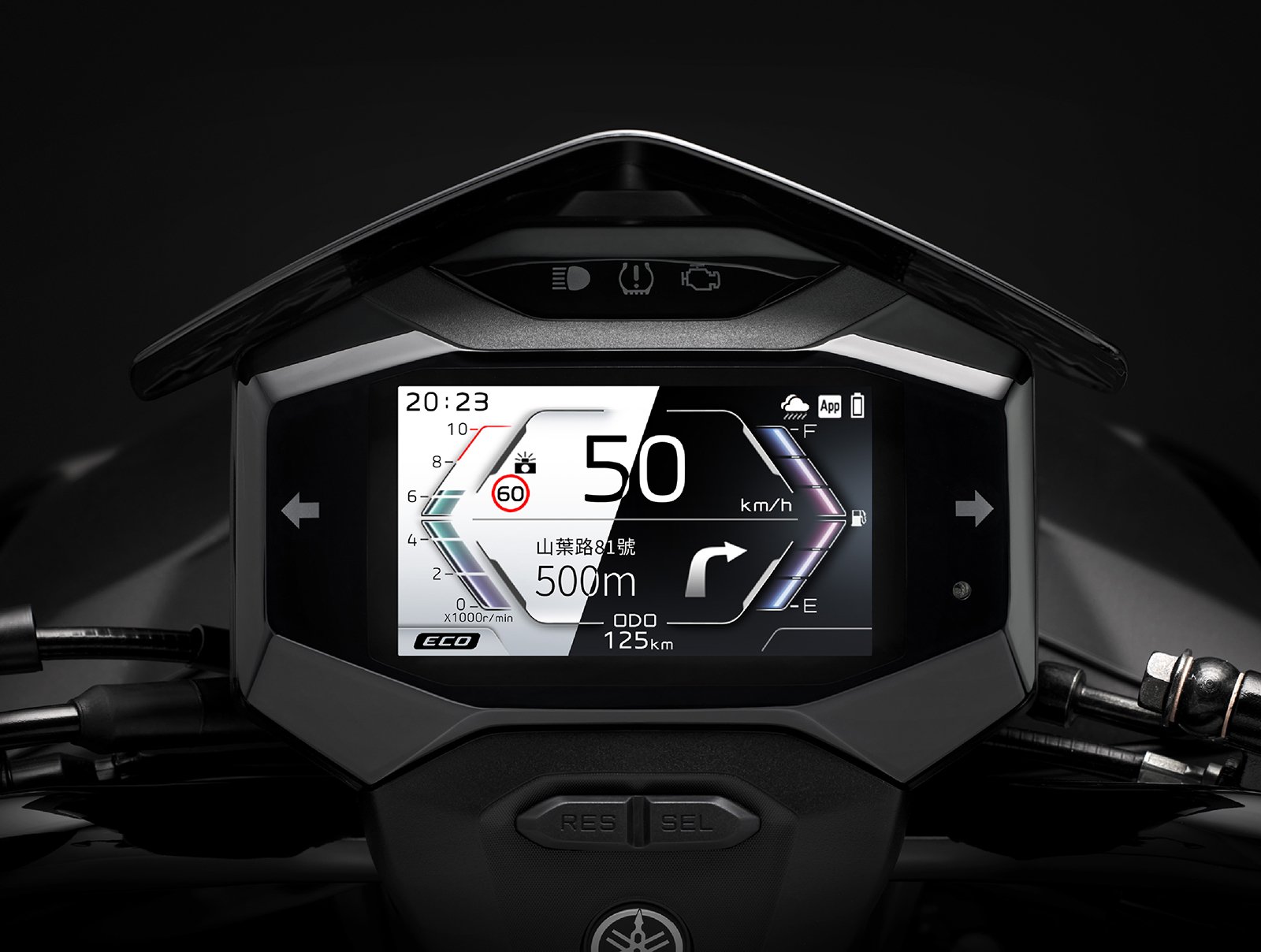 YAMAHA Limi 125 4.3" TFT 智慧儀表