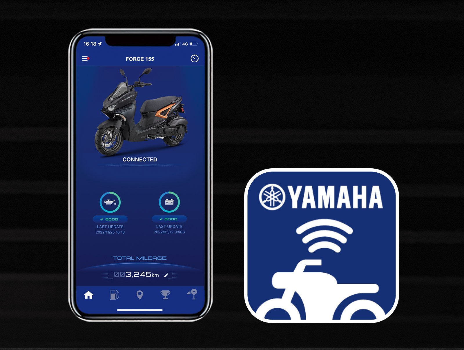 YAMAHA FORCE 2.0 ABS Y-Connect 智慧連線